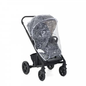 Poussette duo chrome + coque i-snug 2 ember Joie