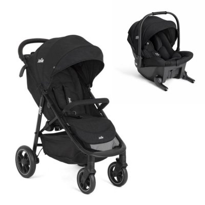 Poussette duo litetrax shale + siège auto sprint eclipse noir