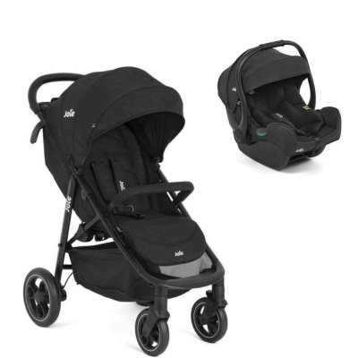 Poussette duo litetrax shale + siège auto i-gemm 3 raven