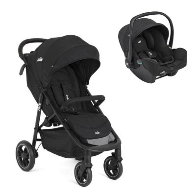 Poussette duo litetrax shale + siège auto i-snug 2 raven