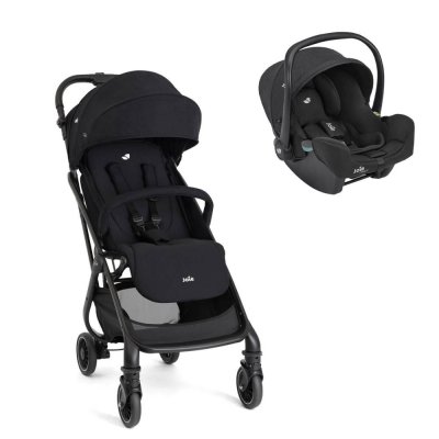 Poussette duo tourist + siège auto i-snug 2 raven