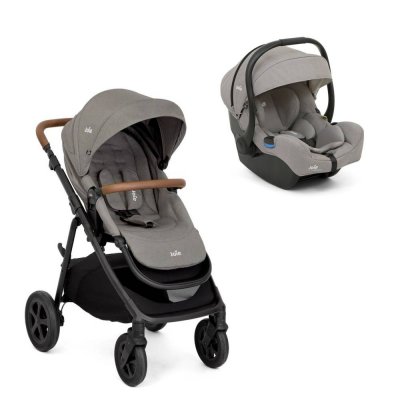 Poussette duo alore + siège auto i-gemm 3 pebble gris