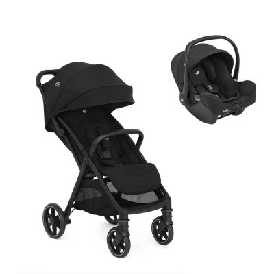 Poussette duo parcel lx signature eclipse + siège auto i-snug 2 raven noir