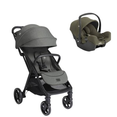 Poussette duo parcel lx signature evergreen + siège auto i-snug 2 fern vert