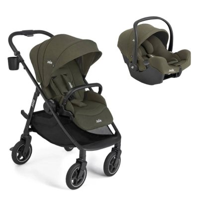 Poussette duo versadrift + siège auto i-snug 2 fern