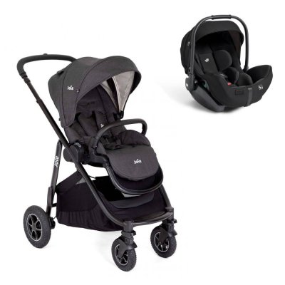 Poussette duo versatrax shale + siège auto i-level pro eclipse noir