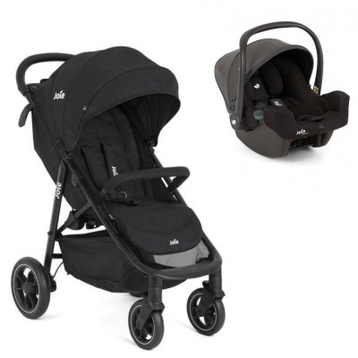 Poussette duo litetrax + siège auto i-snug 2 shale noir