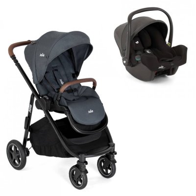Poussette duo versatrax moonlight bleu + siège auto i-snug 2 shale noir