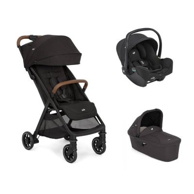 Poussette trio pact pro shale + siège auto i-snug 2 raven + nacelle ramble shale