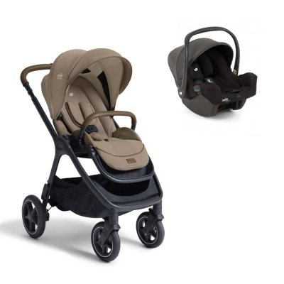 Poussette duo finiti signature sandstone beige + siège auto i-snug 2 shale noir