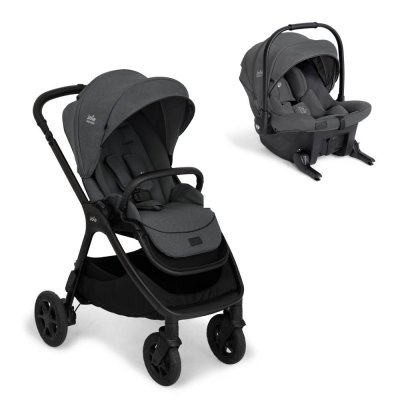 Poussette duo finiti signature + siège auto sprint ebony gris