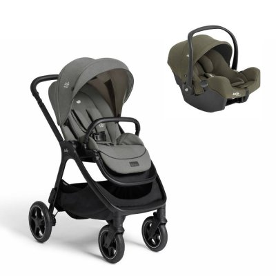 Poussette duo finiti evergreen + siège auto i-snug 2 fern