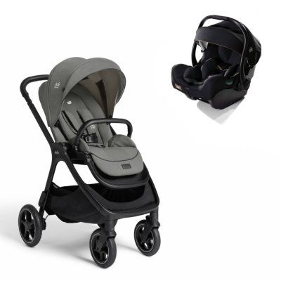 Poussette duo finiti evergreen + siège auto i-jemini eclipse vert / noir