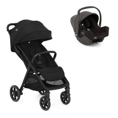 Poussette duo parcel lx signature eclipse + siège auto i-snug 2 shale noir