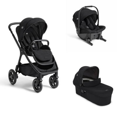 Poussette trio finiti signature + siège auto sprint + nacelle ramble xl eclipse noir