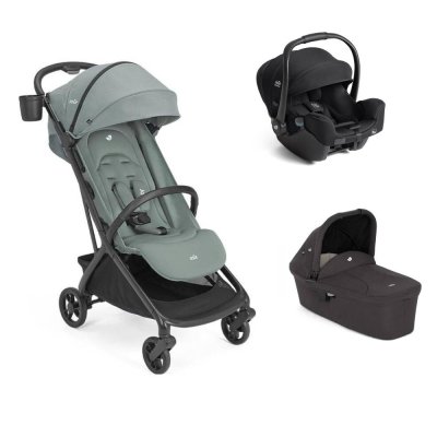 Poussette trio porto sky + siège auto i-starter eclipse + nacelle ramble shale
