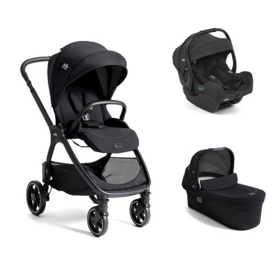 Poussette trio valora + siège auto i-gemm 3 raven + nacelle ramble xl eclipse