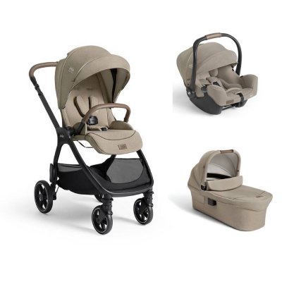 Poussette trio valora + siège auto i-starter + nacelle ramble xl sandstone