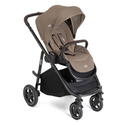 Poussette trio versatrax + siège auto i-level pro sandstone + nacelle ramble xl cashew