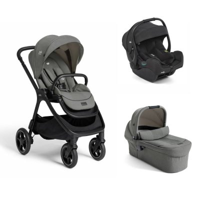 Poussette trio finiti signature + siège auto i-gemm 3 raven + nacelle ramble signature xl evergreen