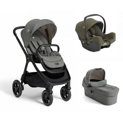 Poussette trio finiti signature + siège auto i-snug 2 fern + nacelle ramble signature xl evergreen
