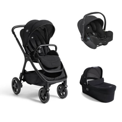 Poussette trio finiti signature + siège auto i-snug 2 raven + nacelle ramble signature xl eclipse