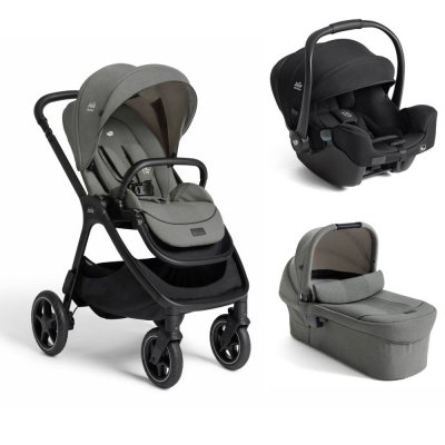 Poussette trio finiti + siège auto i-starter eclipse + nacelle ramble xl evergreen