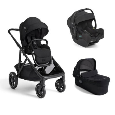 Poussette trio versiti + siège auto i-gemm 3 raven + nacelle ramble xl eclipse