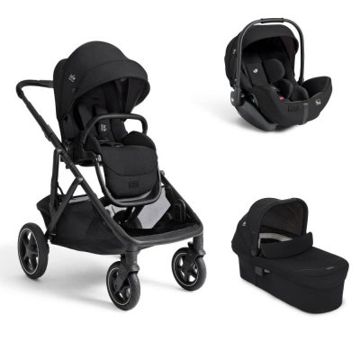 Poussette trio versiti + siège auto i-level pro + nacelle ramble xl signature eclipse noir