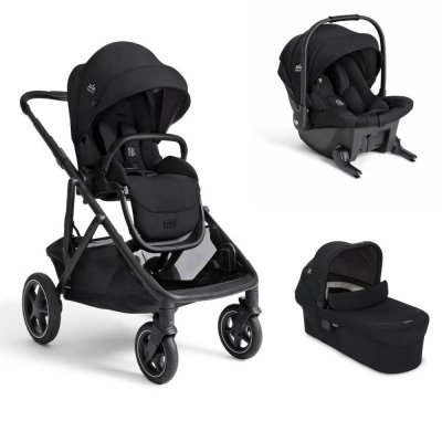 Poussette trio versiti + siège auto sprint + nacelle ramble xl signature eclipse noir