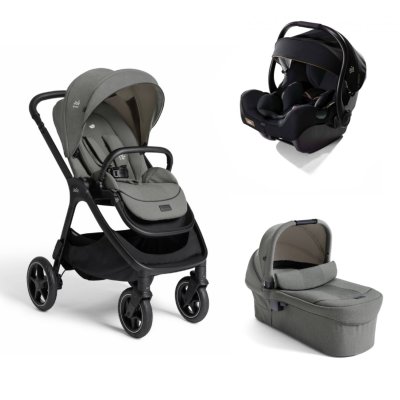 Poussette trio finiti + siège auto i-jemini eclipse + nacelle ramble xl evergreen vert / noir