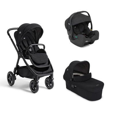 Poussette trio finiti signature eclipse + siège auto i-gemm 3 shale + nacelle ramble signature xl eclipse noir