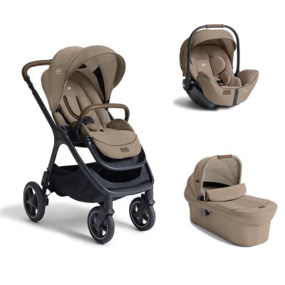 Poussette trio finiti + siège auto i-level pro + nacelle ramble xl sandstone beige
