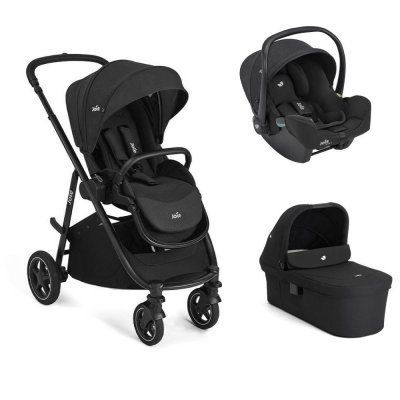Poussette trio versatrax + siège auto i-snug 2 + nacelle ramble xl raven