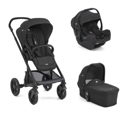 Poussette trio chrome 2 + siège auto i-gemm 3 + nacelle chrome 2 raven