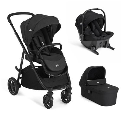 Poussette trio versatrax + siège auto sprint eclipse + nacelle ramble xl raven
