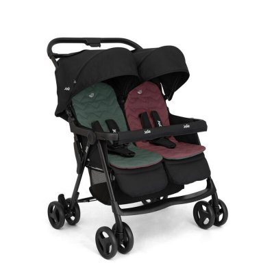 Poussette double aire twin shale noir