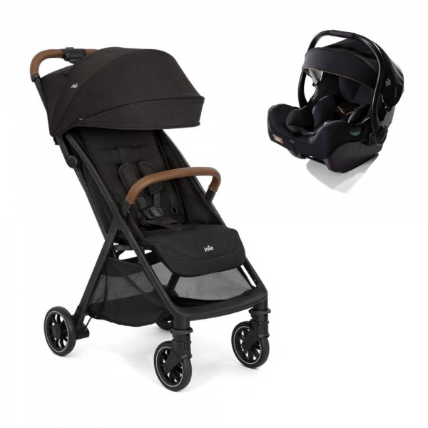 Poussette duo pact pro shale + siège auto i-jemini eclipse noir Joie