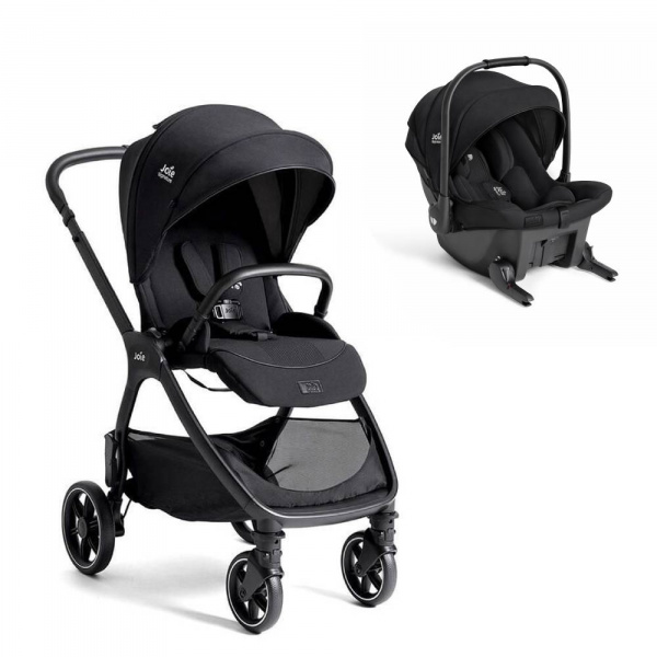 Poussette duo valora + siège auto sprint r129 eclipse Joie