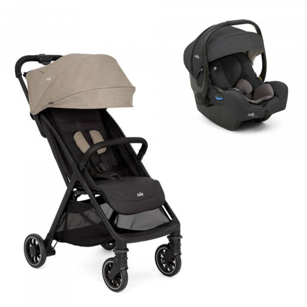 Poussette duo pact pro abyss vert + siège auto i-gemm 3 shale noir Joie