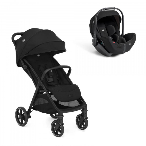 Poussette duo parcel lx signature + siège auto i-level pro signature eclipse noir Joie