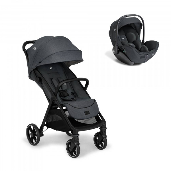 Poussette duo parcel lx signature + siège auto i-level pro signature evergreen vert Joie