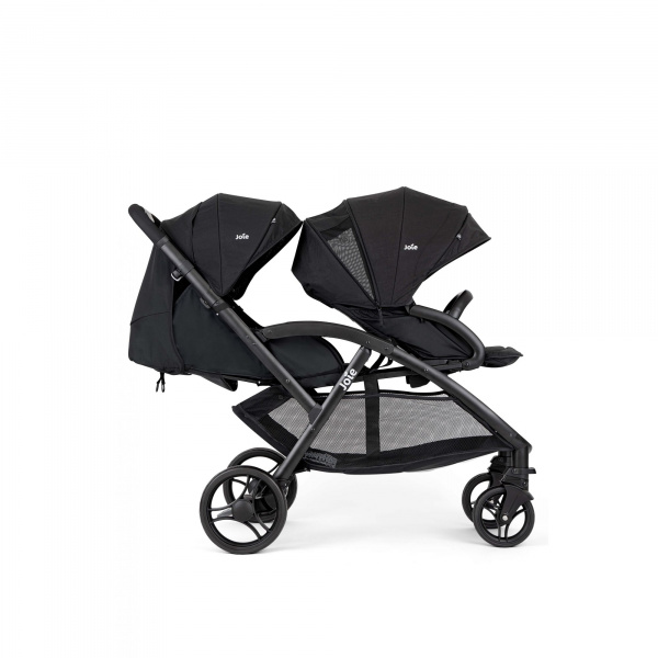 Poussette duo evalite double shale + siège auto i-jemini eclipse noir Joie