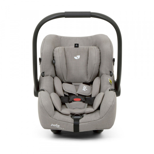 Poussette trio parcel signature oyster blanc + siège auto i-gemm 3 pebble + nacelle ramble xl pebble gris Joie