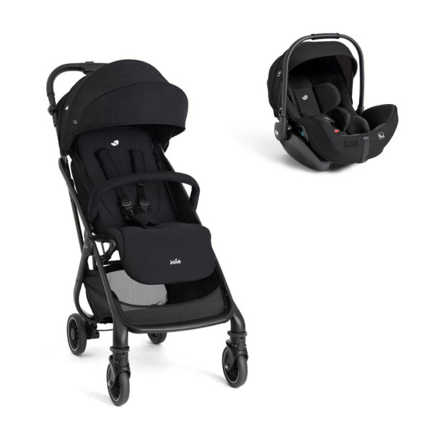 Poussette duo tourist raven + siège auto i-level pro eclipse Joie