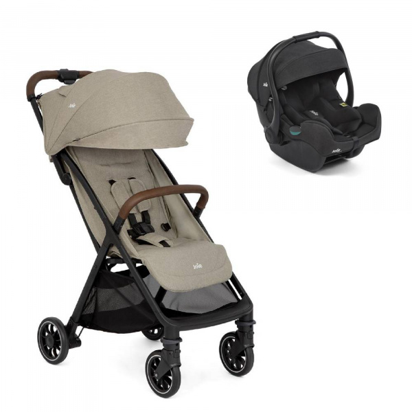 Poussette duo pact pro oak + siège auto i-gemm 3 raven Joie