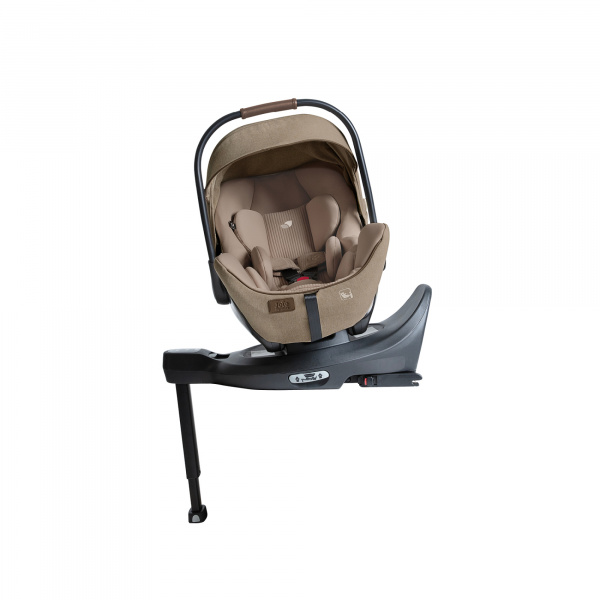 Poussette duo chrome 2 cashew + siège auto i-level pro sandstone marron Joie