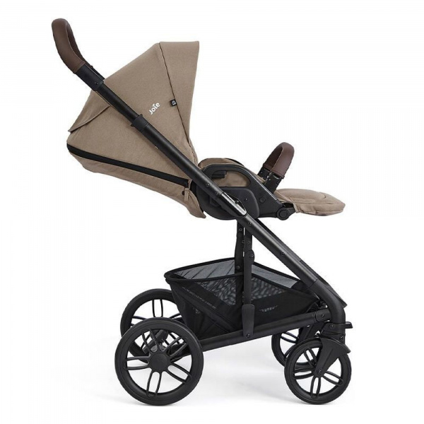 Poussette duo chrome 2 + siège auto i-snug 2 cashew Joie