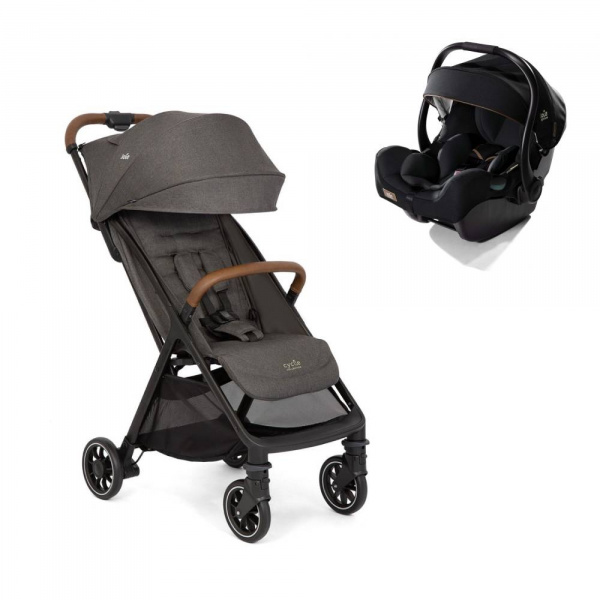 Poussette duo pact pro shale + siège auto i-jemini eclipse noir Joie