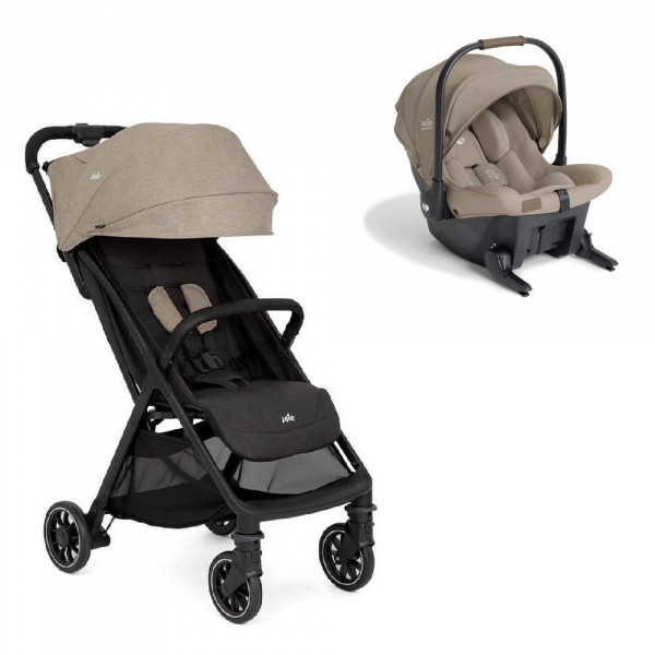 Poussette duo pact pro shale + siège auto sprint eclipse noir Joie